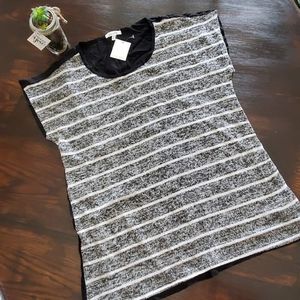 NWT top / semi transparent